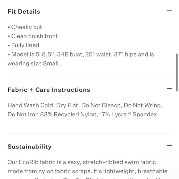 Vitamin A Sea Green Ecorib California High Leg size 8/M - Picture 9 of 9